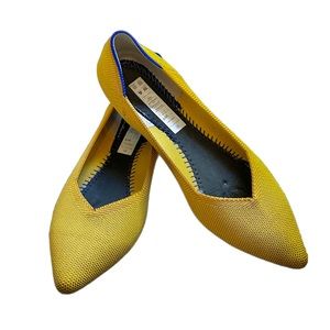 Rothy’s The Point- Marigold- NO INSOLE- Size 9